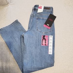 Lee Classic Fit Straight Stretch light Blue sz 8S